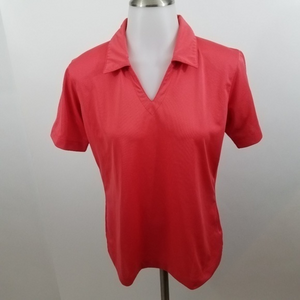 ~ Nike Golf‎ polo womens M 8 10 pink short sleeve m